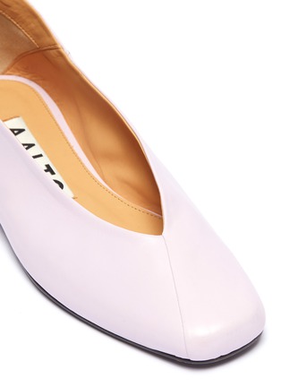 Detail View - Click To Enlarge - AALTO - Leather step-in flats