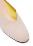 Detail View - Click To Enlarge - GRAY MATTERS - 'Mildred' egg heel suede mules