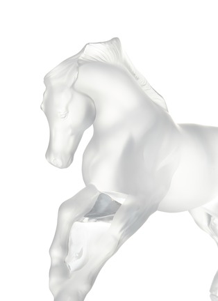 Detail View - Click To Enlarge - LALIQUE - Horse sculpture – Clear