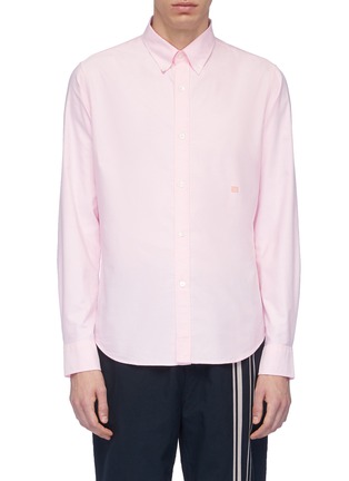 Main View - Click To Enlarge - ACNE STUDIOS - Face patch Oxford shirt