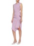 Figure View - Click To Enlarge - MATICEVSKI - 'Pandora' ruffle drape sleeveless dress