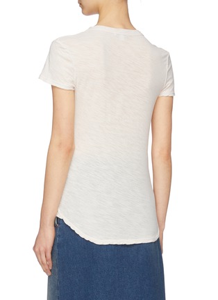 Back View - Click To Enlarge - JAMES PERSE - Overlock stitch garment dyed Supima® Cotton T-shirt
