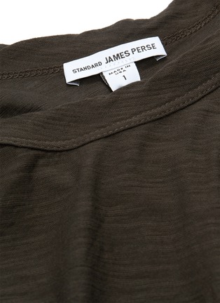  - JAMES PERSE - Overlock stitch garment dyed Supima® Cotton T-shirt
