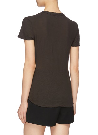 Back View - Click To Enlarge - JAMES PERSE - Overlock stitch garment dyed Supima® Cotton T-shirt