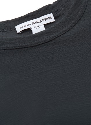  - JAMES PERSE - Garment dyed Supima® Cotton slub jersey long sleeve T-shirt