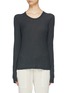 Main View - Click To Enlarge - JAMES PERSE - Garment dyed Supima® Cotton slub jersey long sleeve T-shirt