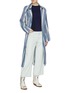 Figure View - Click To Enlarge - PROENZA SCHOULER - Patchwork staggered hem sweater