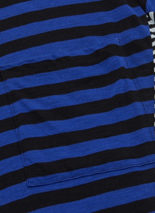  - PROENZA SCHOULER - Patchwork stripe long sleeve T-shirt