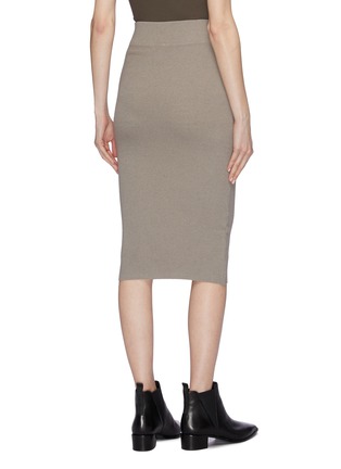 Back View - Click To Enlarge - JAMES PERSE - Skinny rib knit skirt