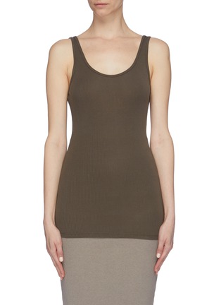 Main View - Click To Enlarge - JAMES PERSE - Slim fit Supima®Cotton tank top