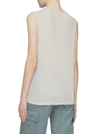 Back View - Click To Enlarge - JAMES PERSE - Chest pocket muscle tank top