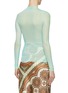 Back View - Click To Enlarge - COLLINA STRADA - 'Cardio Nova' tie-dye mesh high neck top