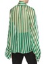Back View - Click To Enlarge - PETAR PETROV - 'Bride' sash tie neck blouson sleeve stripe silk blouse