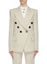 Main View - Click To Enlarge - PETAR PETROV - 'Jerry' slant button virgin wool double breasted blazer
