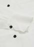  - PETAR PETROV - 'Bend' slant flap button back silk crepe blouse