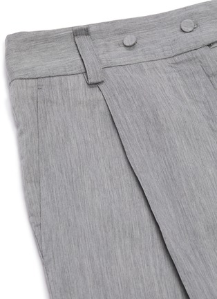  - MAISON FLANEUR - Pleated cotton-silk oversized pants