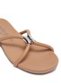 Detail View - Click To Enlarge - PEDRO GARCIA  - 'Gemini' leather slide sandals