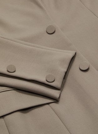  - ROKH - Button cuff darted oversized twill blazer