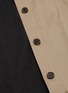  - ROKH - Detachable contrast trench panel oversized coat