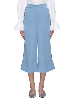 Main View - Click To Enlarge - ROKSANDA - 'Hasani' contrast outseam cady culottes
