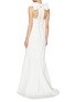 Back View - Click To Enlarge - REBECCA VALLANCE - 'Love' bow back high-low gown