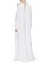 Back View - Click To Enlarge - ROSETTA GETTY - Blouson sleeve cold shoulder gown