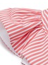  - SILVIA TCHERASSI - 'Laviana' ruffle cutout sleeve stripe V-neck blouse