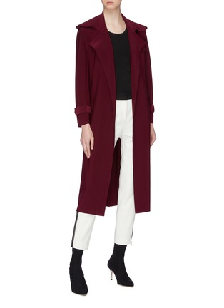 Figure View - Click To Enlarge - NORMA KAMALI - Belted trenchcoat