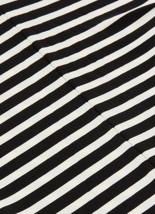 Detail View - Click To Enlarge - NORMA KAMALI - 'Double Side' stripe skirt