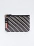 Main View - Click To Enlarge - PIERRE HARDY - 'Cube Perspective' print keychain pouch
