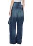 Back View - Click To Enlarge - TRE BY NATALIE RATABESI - 'Aaliyah' detachable suspender wide leg jeans