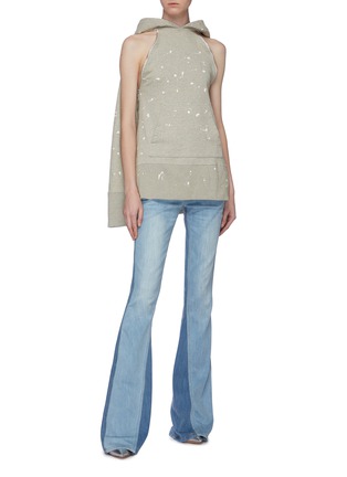 Figure View - Click To Enlarge - TRE BY NATALIE RATABESI - 'Cher' colourblock flared jeans