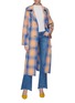 Figure View - Click To Enlarge - SIMON MILLER - 'Paz' belted check plaid trench coat