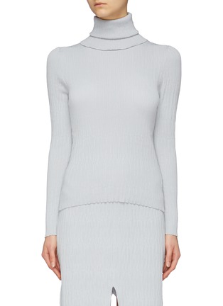 Main View - Click To Enlarge - SIMON MILLER - 'Berto' roll turtleneck sweater