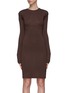 Main View - Click To Enlarge - BEN TAVERNITI UNRAVEL PROJECT  - Lace-up sleeve dress