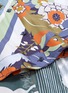 Detail View - Click To Enlarge - CHLOÉ - Buckled caravan print scarf patchwork silk high-low skirt