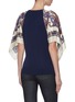 Back View - Click To Enlarge - CHLOÉ - Paisley print scarf panel knit top