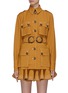 Main View - Click To Enlarge - ZIMMERMANN - 'Zippy' belted virgin wool safari jacket