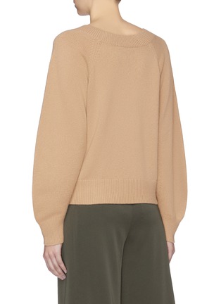 Back View - Click To Enlarge - VINCE - Oversized wool-cashmere raglan sweater