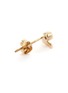 Detail View - Click To Enlarge - XIAO WANG - 'Gravity' diamond rose gold stud earrings
