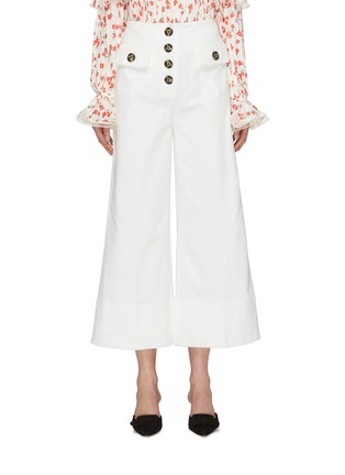 Main View - Click To Enlarge - SELF-PORTRAIT - Button front culottes