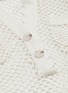 Detail View - Click To Enlarge - SELF-PORTRAIT - Fishnet crochet lace panelled maxi shirt dress