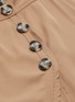 Detail View - Click To Enlarge - SELF-PORTRAIT - Flap pocket tiered drape crepe midi wrap skirt
