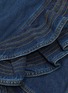 Detail View - Click To Enlarge - SELF-PORTRAIT - x Lee tiered ruffle mini denim skirt