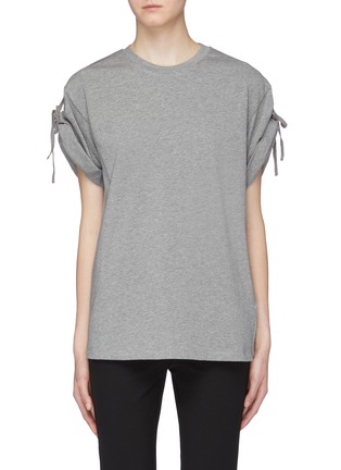 Main View - Click To Enlarge - 3.1 PHILLIP LIM - Tie sleeve T-shirt