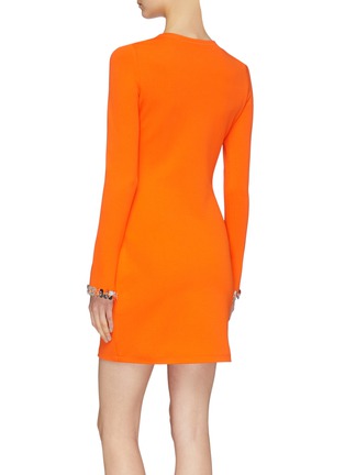Back View - Click To Enlarge - 3.1 PHILLIP LIM - Ring paillette cuff mini dress