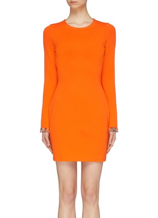 Main View - Click To Enlarge - 3.1 PHILLIP LIM - Ring paillette cuff mini dress