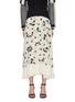 Main View - Click To Enlarge - 3.1 PHILLIP LIM - Contrast waist panel cherry print pleated chiffon skirt