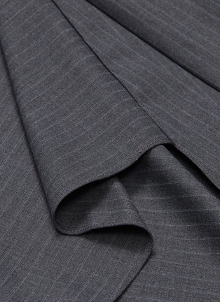 Detail View - Click To Enlarge - 3.1 PHILLIP LIM - Asymmetric drape pinstripe skirt