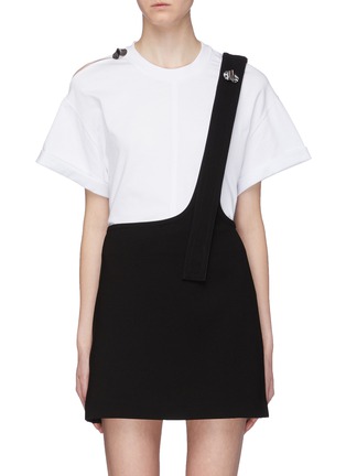 Main View - Click To Enlarge - 3.1 PHILLIP LIM - Extended single shoulder strap mini skirt